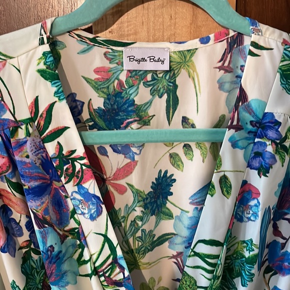 Brigitte Bailey size XL floral long sleeved dress - Picture 2 of 2